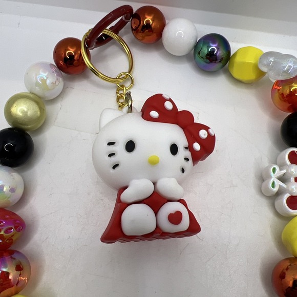 Handmade Hello Kitty Keychain Backpack‎ Charms - Picture 2 of 7